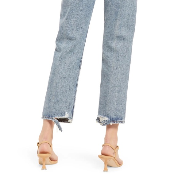 AGOLDE LANA ANKLE STRAIGHT LEG JEANS SZ 29 Z329-13 - Picture 5 of 5